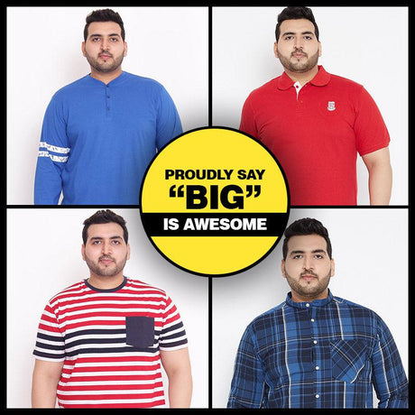 The best place to buy XXL to 7XL plus size clothes for men in India - bigbanana