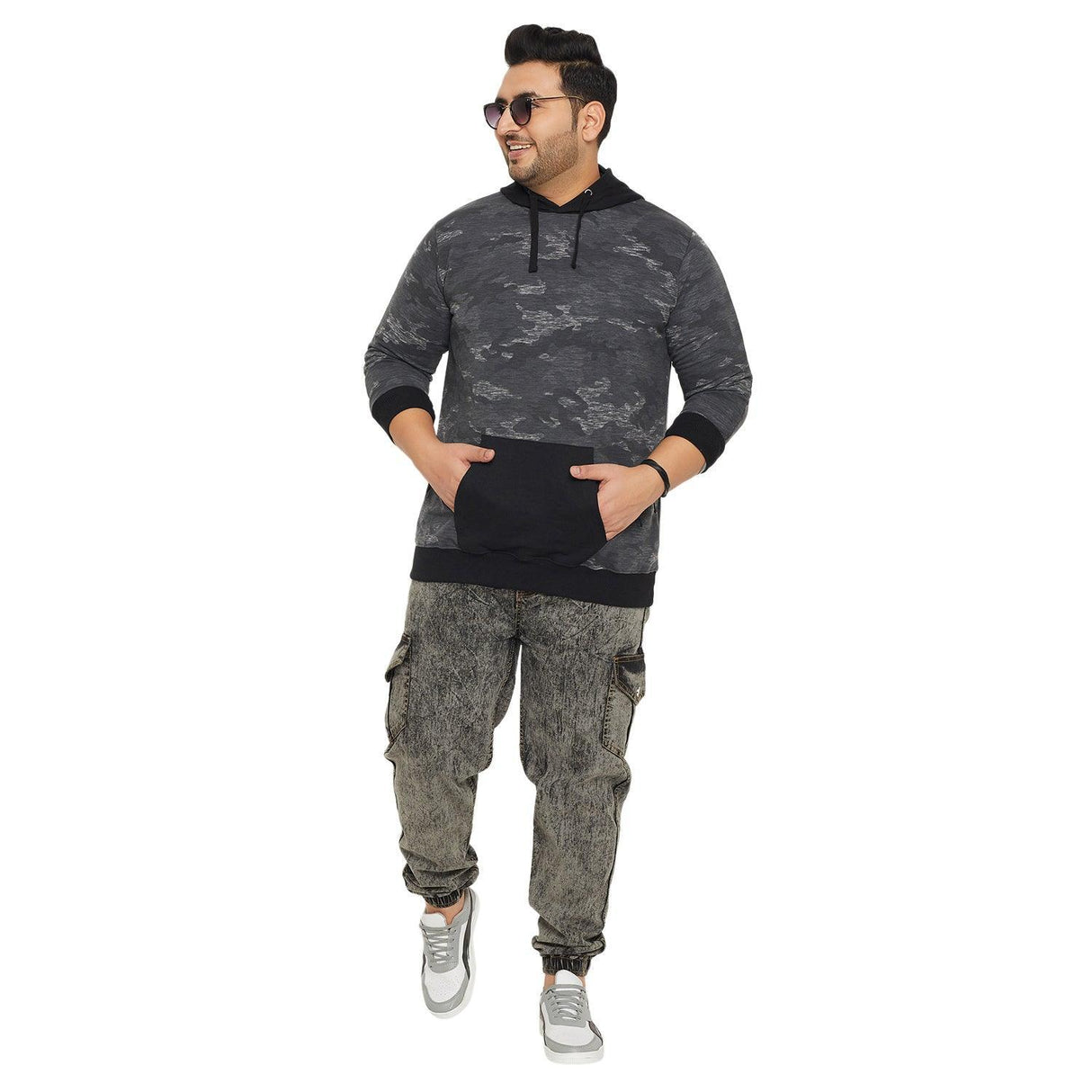 Men Plus Size Antner Printed Sweatshirt - bigbanana