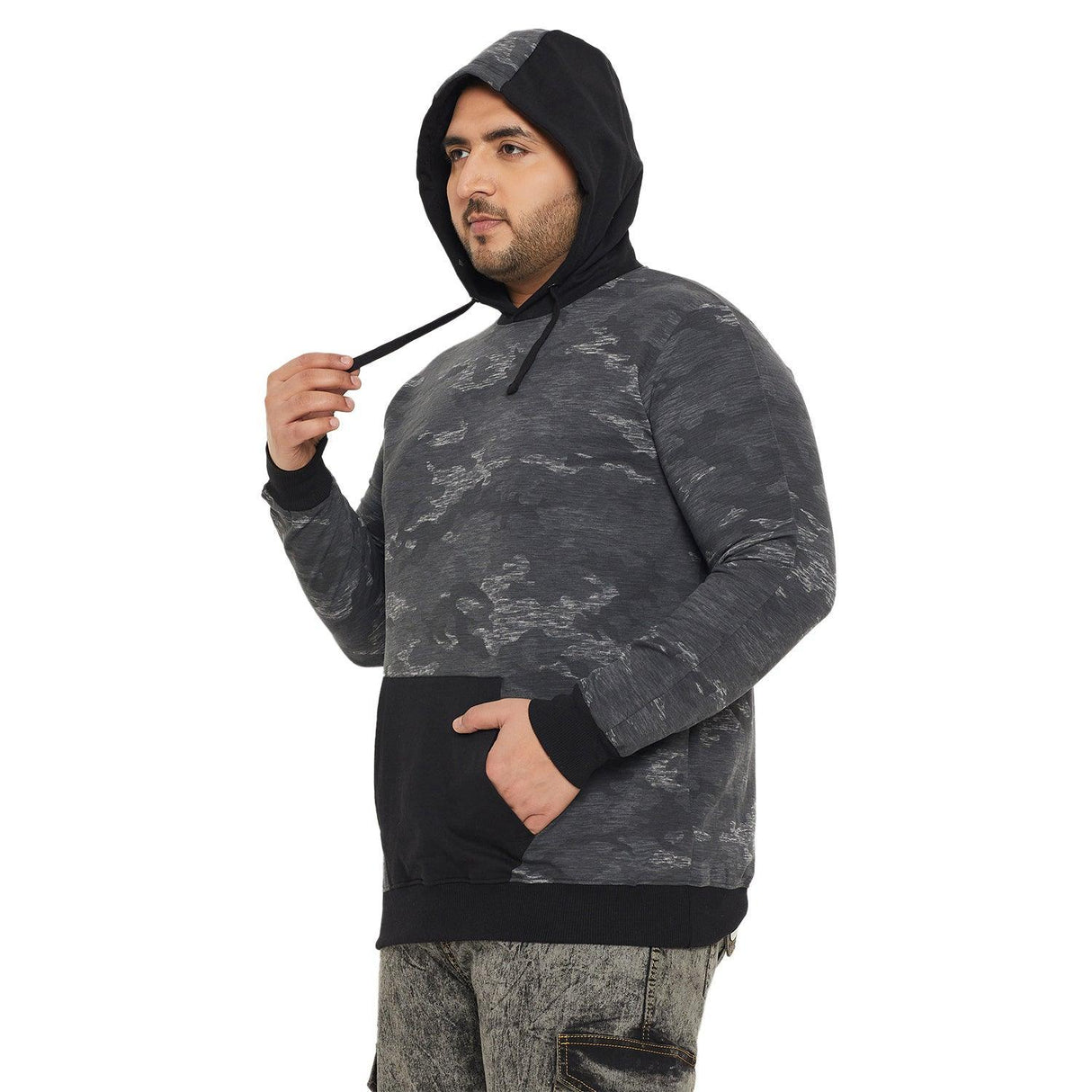 Men Plus Size Antner Printed Sweatshirt - bigbanana