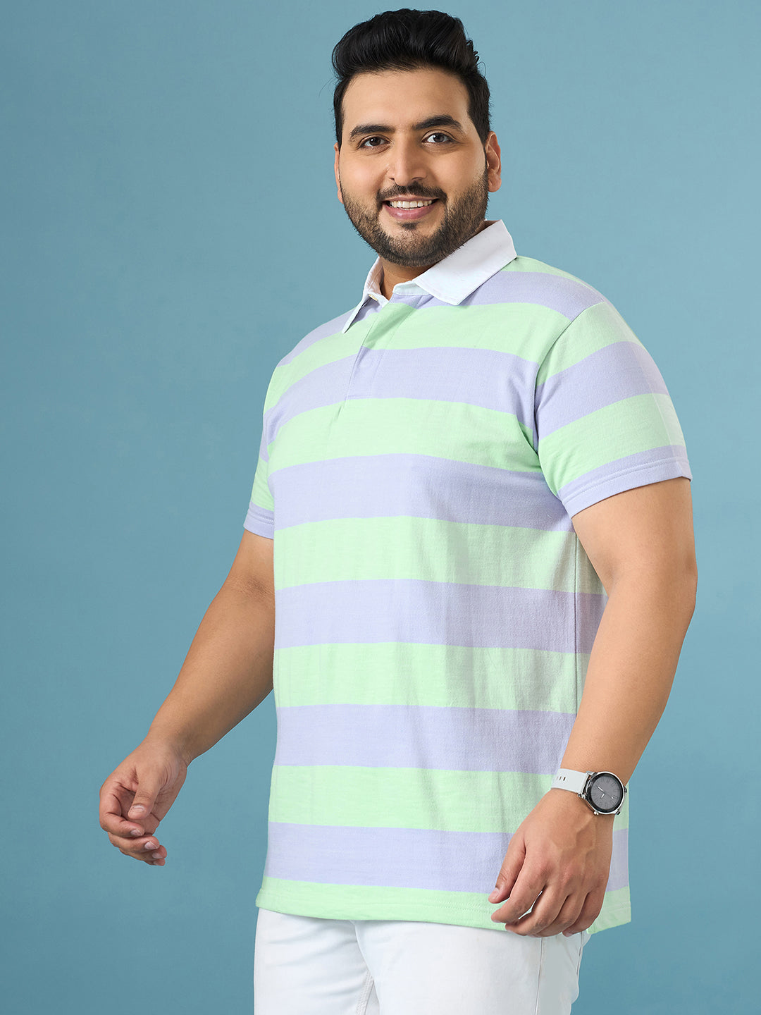 Men Plus Size Apes Polo Tshirt