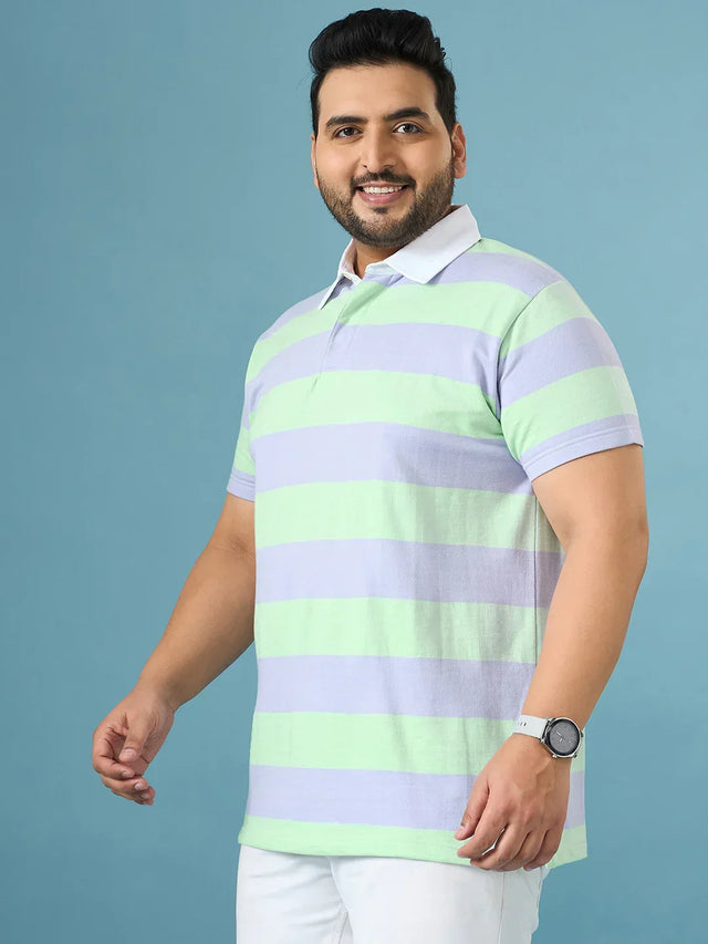 Men Plus Size Apes Polo Tshirt