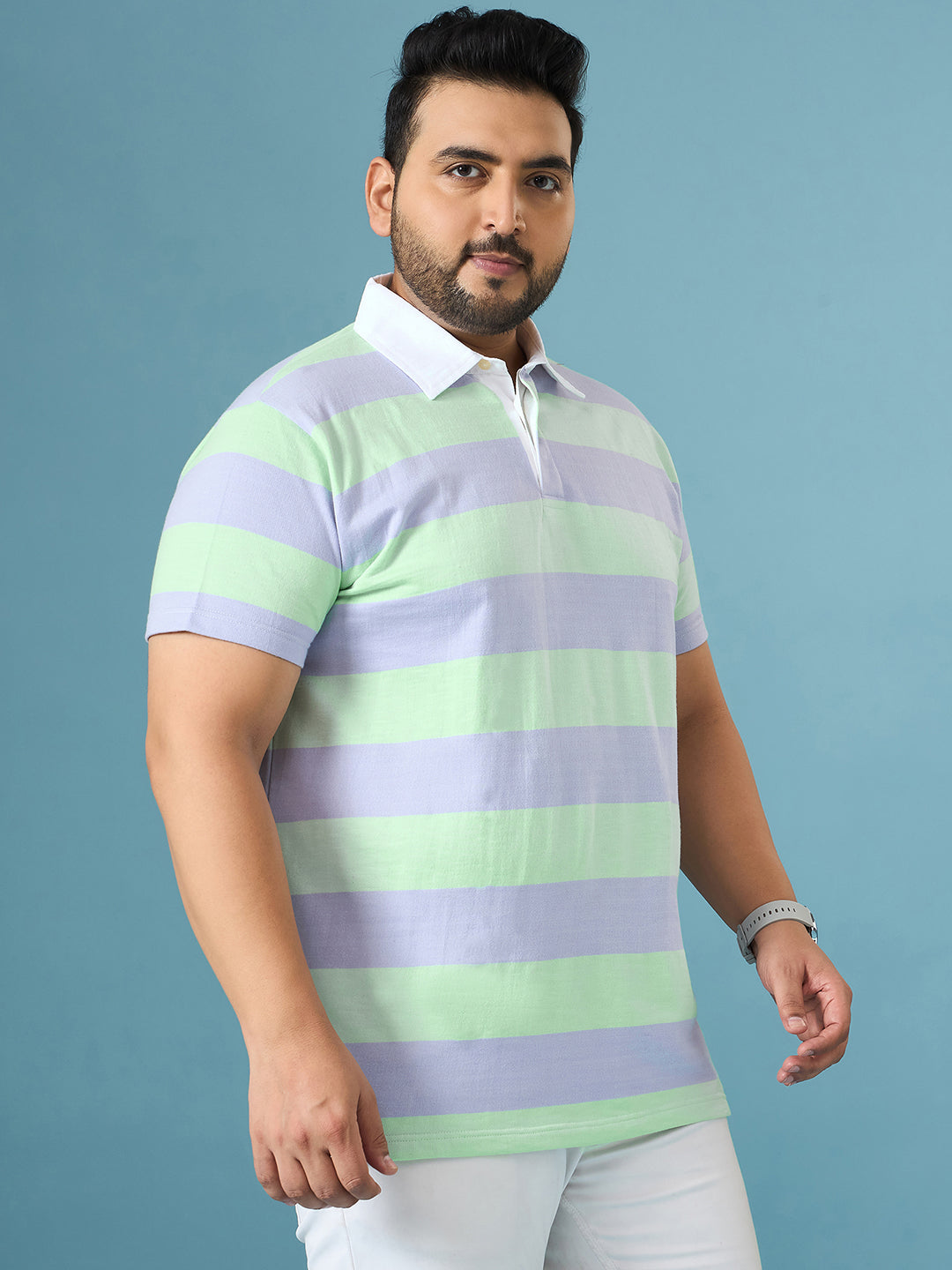 Men Plus Size Apes Polo Tshirt