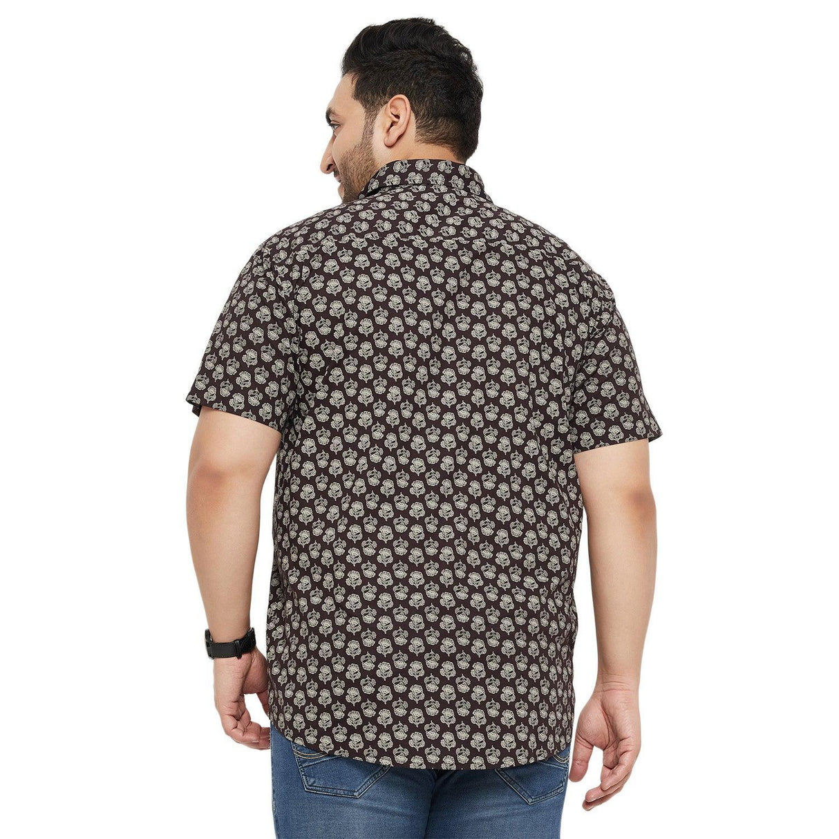 Men Plus Size Bingo Printed Shirt - bigbanana