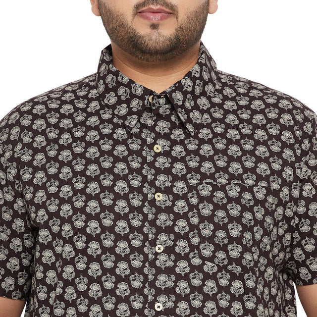 Men Plus Size Bingo Printed Shirt - bigbanana