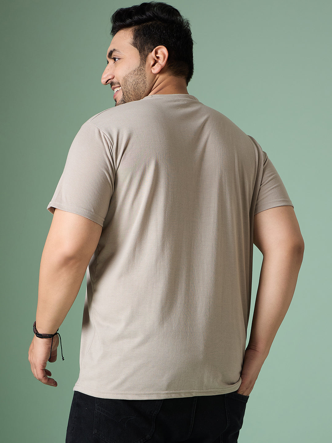 Men Plus Size Bravix Multicolor Round Neck Tshirt - bigbanana