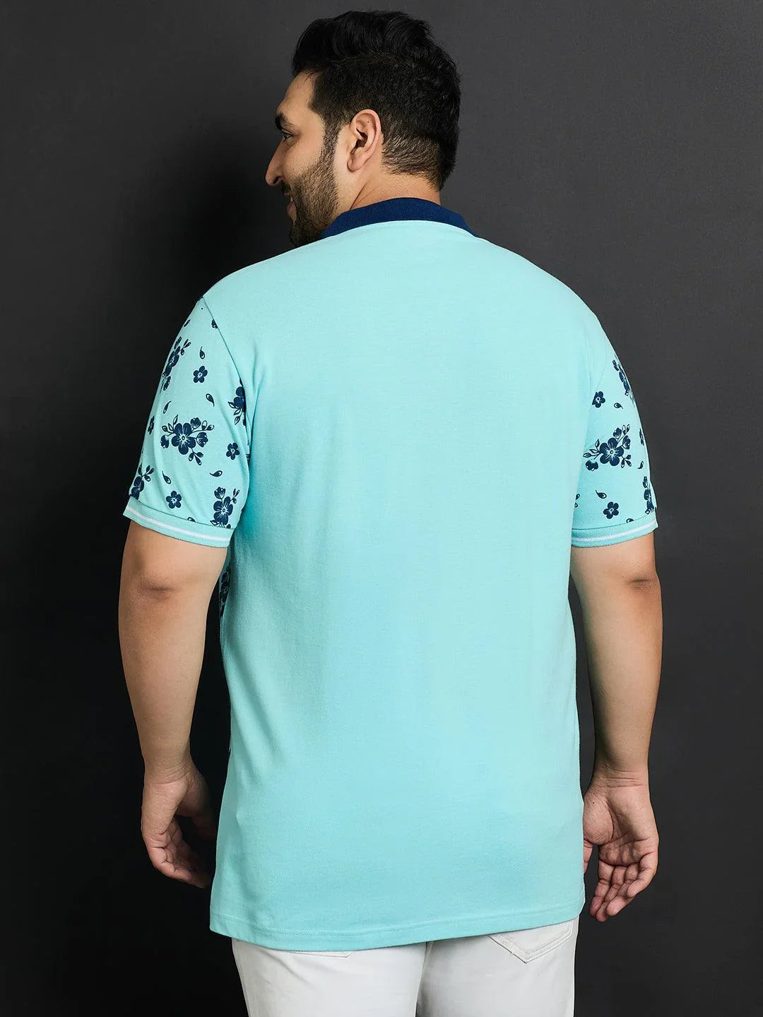 Men Plus Size Bruchsal Printed Polo Tshirt - bigbanana