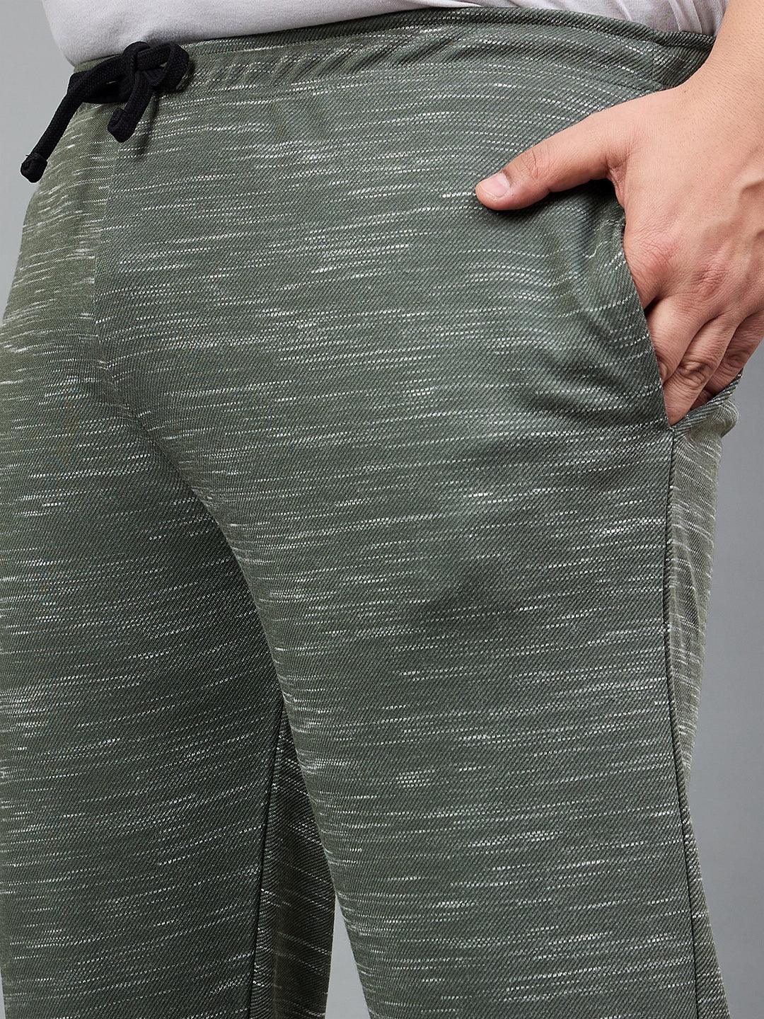 Men Plus Size Cavani Self Design Trackpant - bigbanana