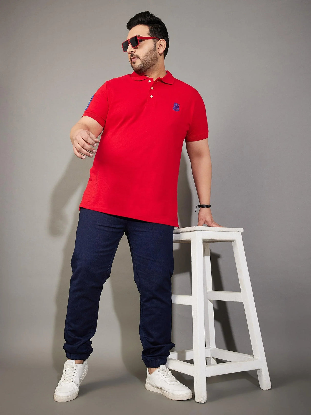 Men Plus Size Dardin Solid Jeans - bigbanana