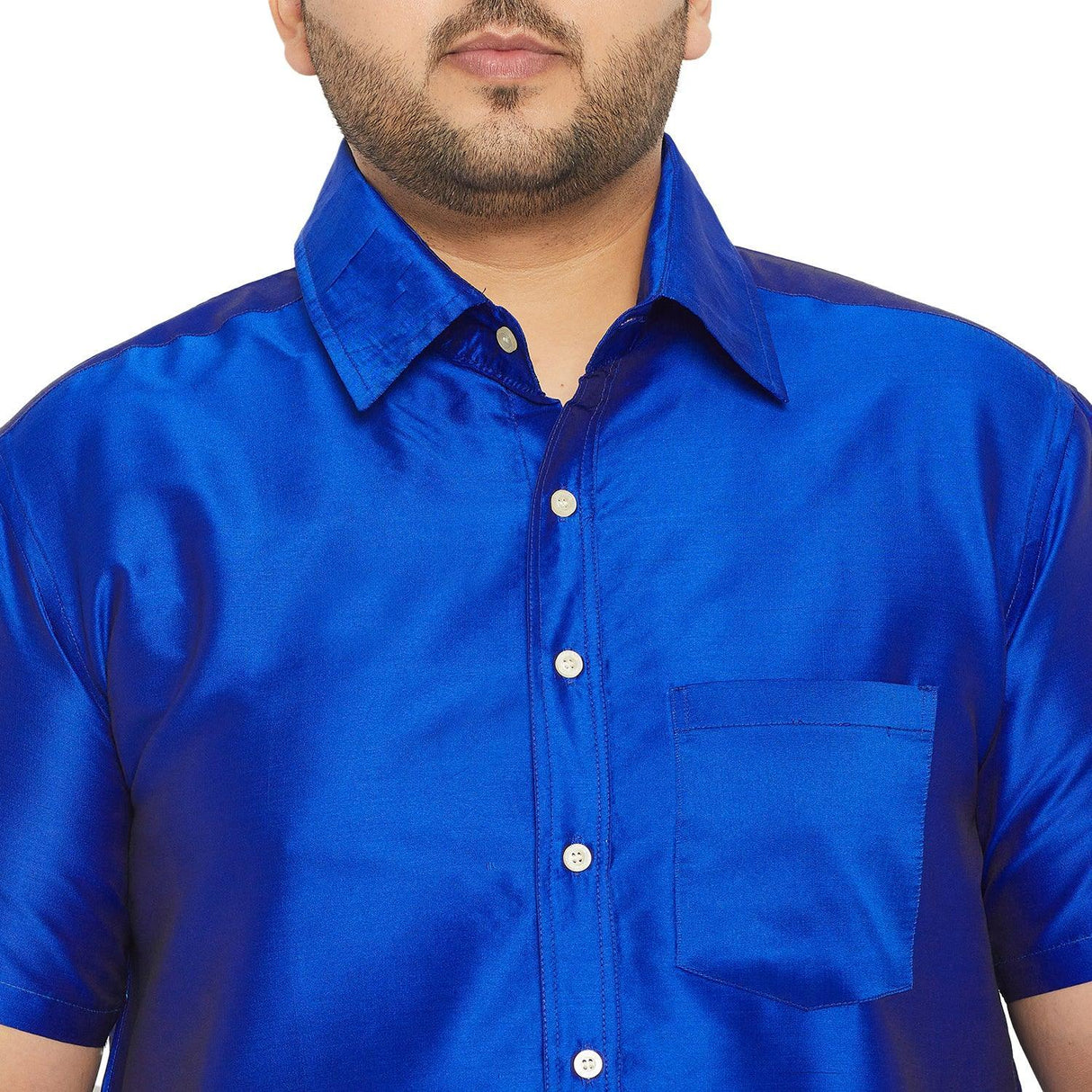 Men Plus Size Dura-DB Solid Shirt - bigbanana