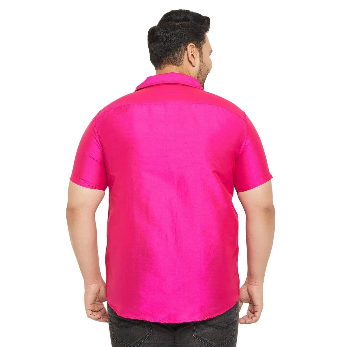 Men Plus Size Dura-P Solid Shirt - bigbanana