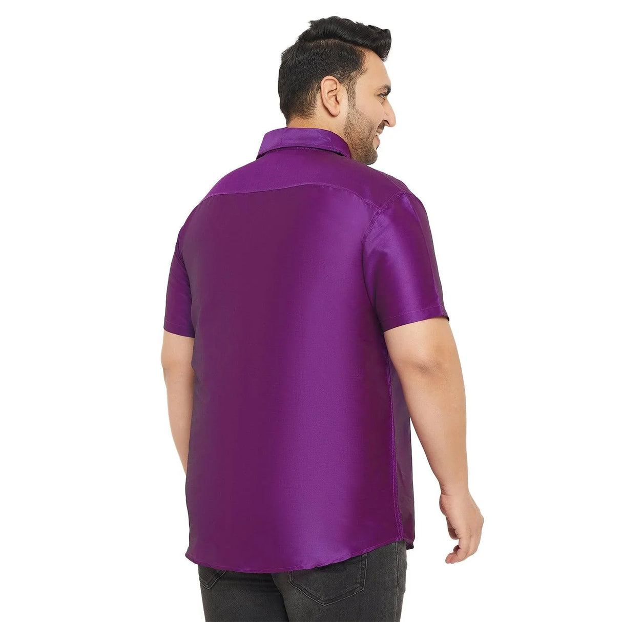 Men Plus Size Dura-V Solid Shirt - bigbanana