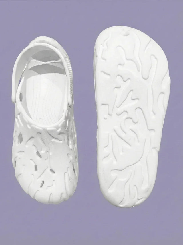 bigbanana Ferver-Off White Unisex Clogs