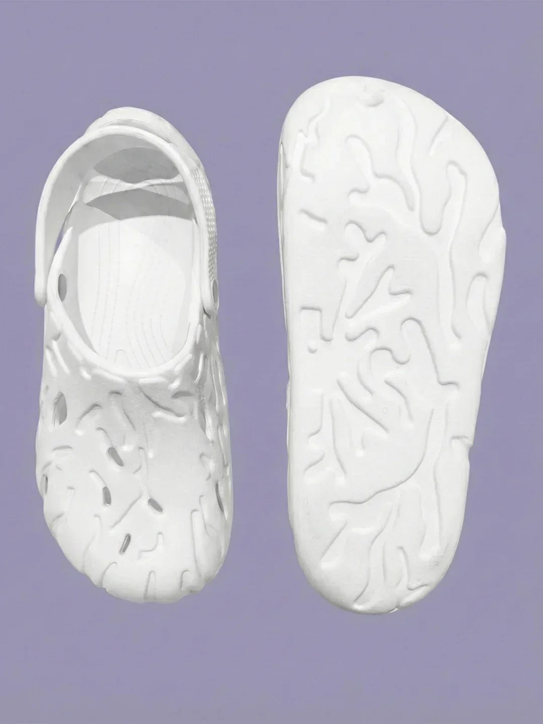 bigbanana Ferver-Off White Unisex Clogs