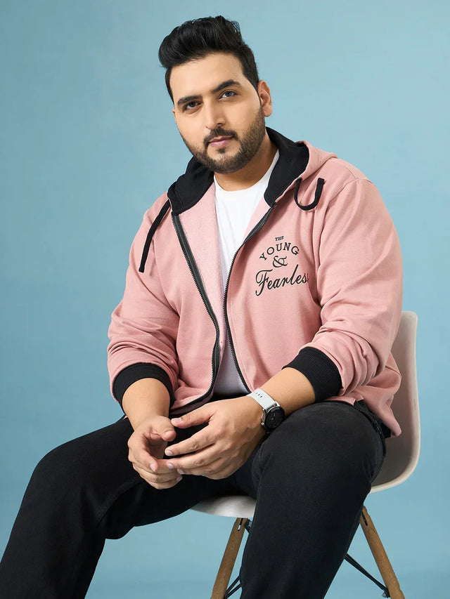 Men Plus Size Fierce Solid Sweatshirts