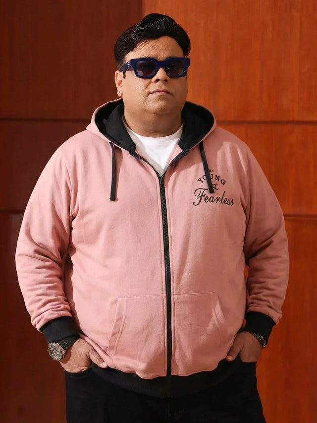 Men Plus Size Fierce Solid Sweatshirts