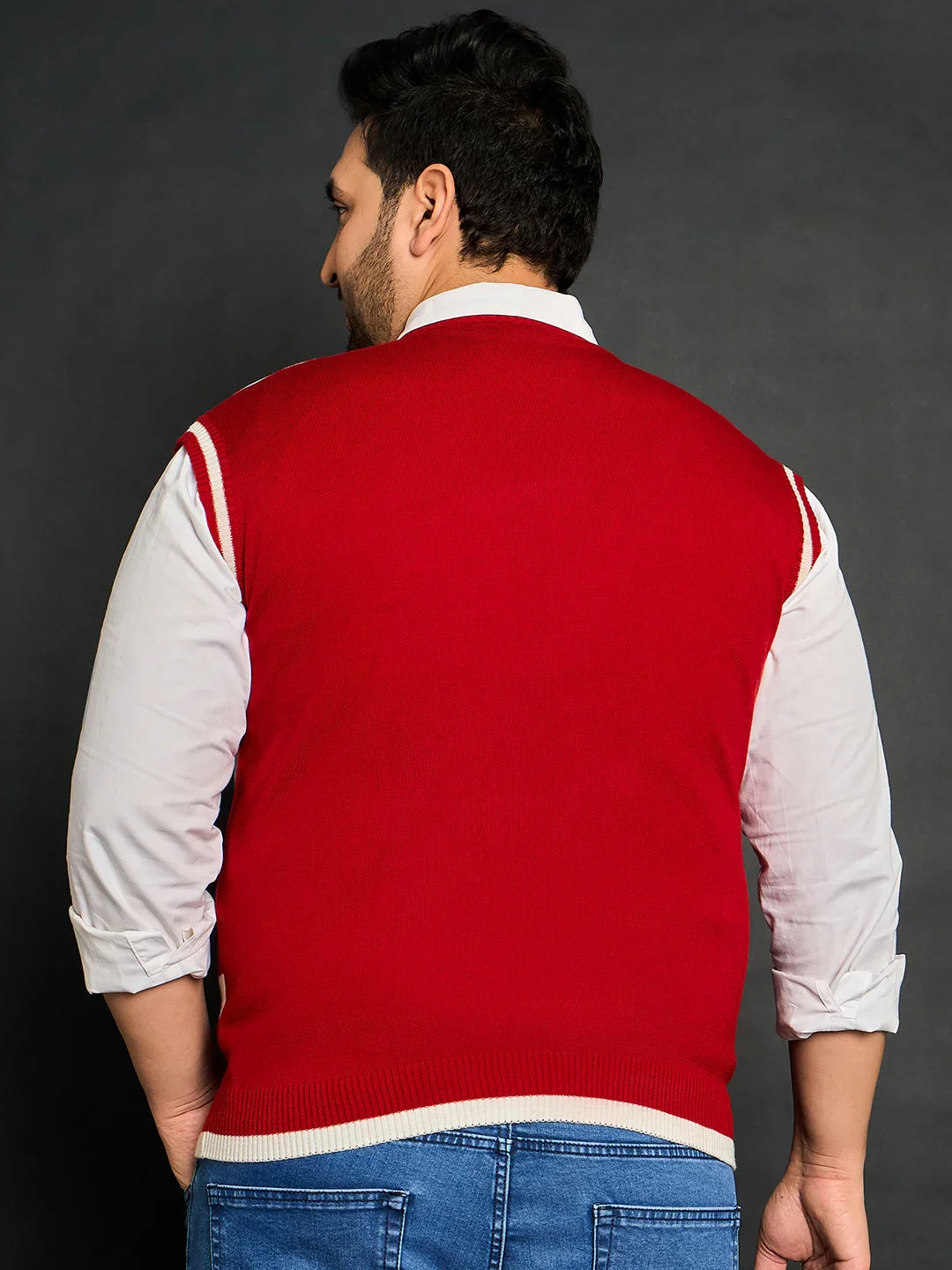 Men Plus Size Fontana Striped Sweater - bigbanana