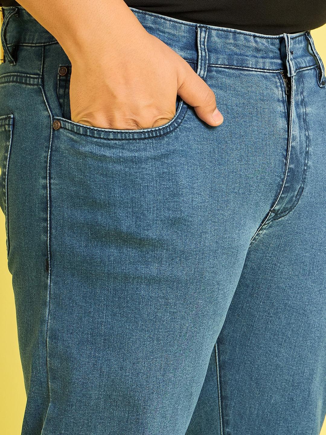 Men Plus Size Jasper Solid Jeans - bigbanana