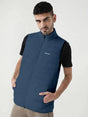 Men Plus Size NYC-Navy-H Solid Bomber Jacket - bigbanana