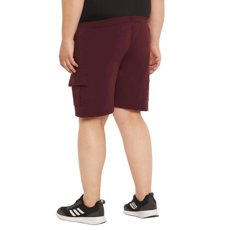 Men Plus Size Herbie Colorblock Shorts - bigbanana
