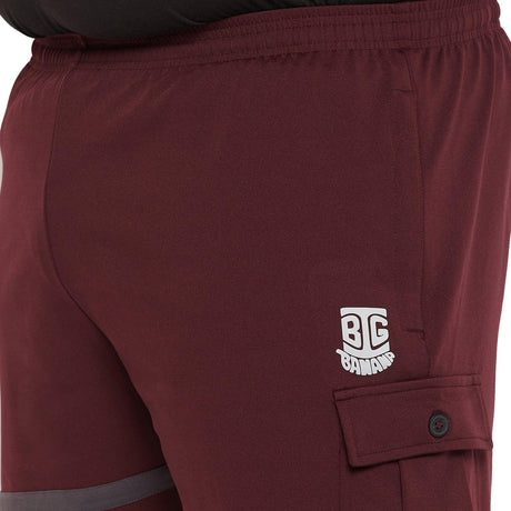 Men Plus Size Herbie Colorblock Shorts - bigbanana