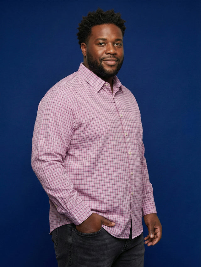 Men Plus Size Rosavelle Multi Check Shirts