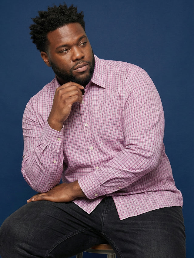 Men Plus Size Rosavelle Multi Check Shirts