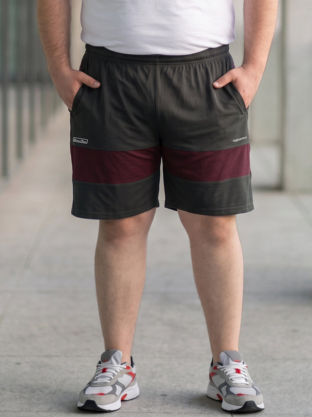 Men Plus Size Gypsy Solid Shorts