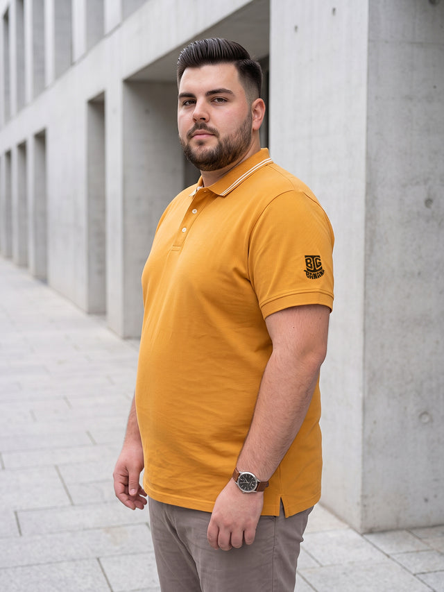 Men Plus Size Chiko Printed Polo Tshirt