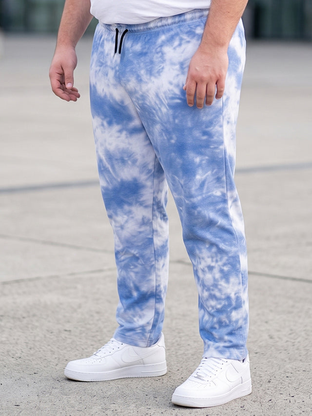 Men Plus Size Snoozure Multi Printed Trackpant