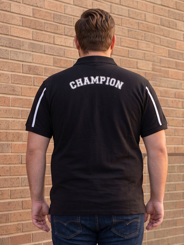 Men Plus Size Shawn Solid Polo Tshirt