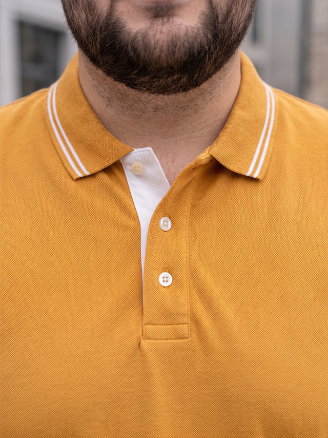Men Plus Size Chiko Printed Polo Tshirt