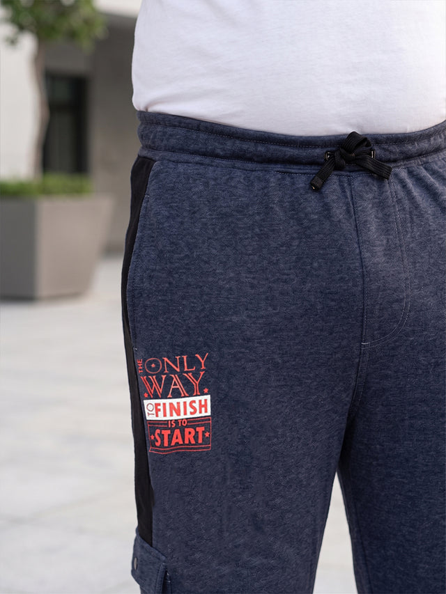 Men Plus Size Marlo Printed Trackpant
