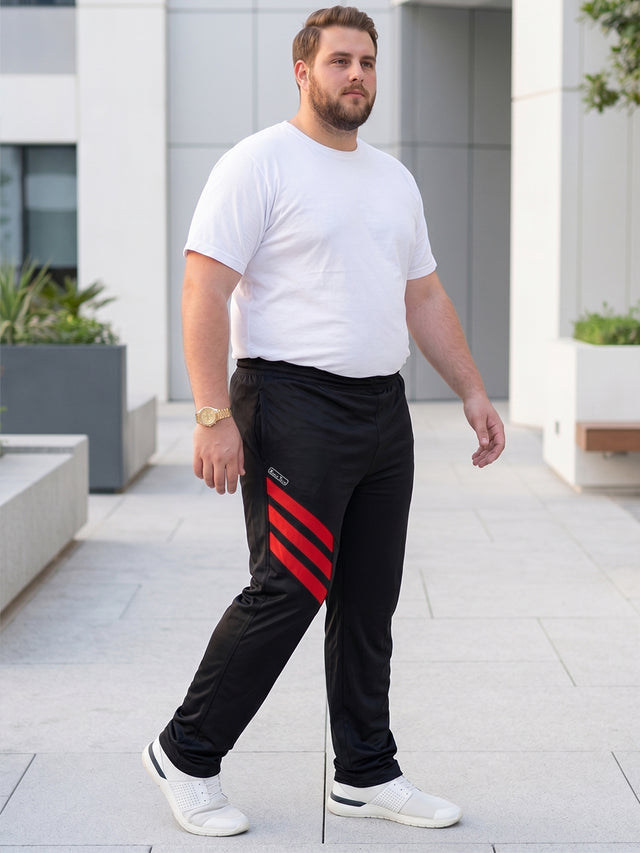 Men Plus Size Lami Colorblock Trackpant