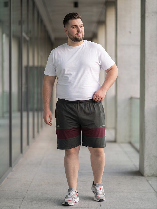 Men Plus Size Gypsy Solid Shorts