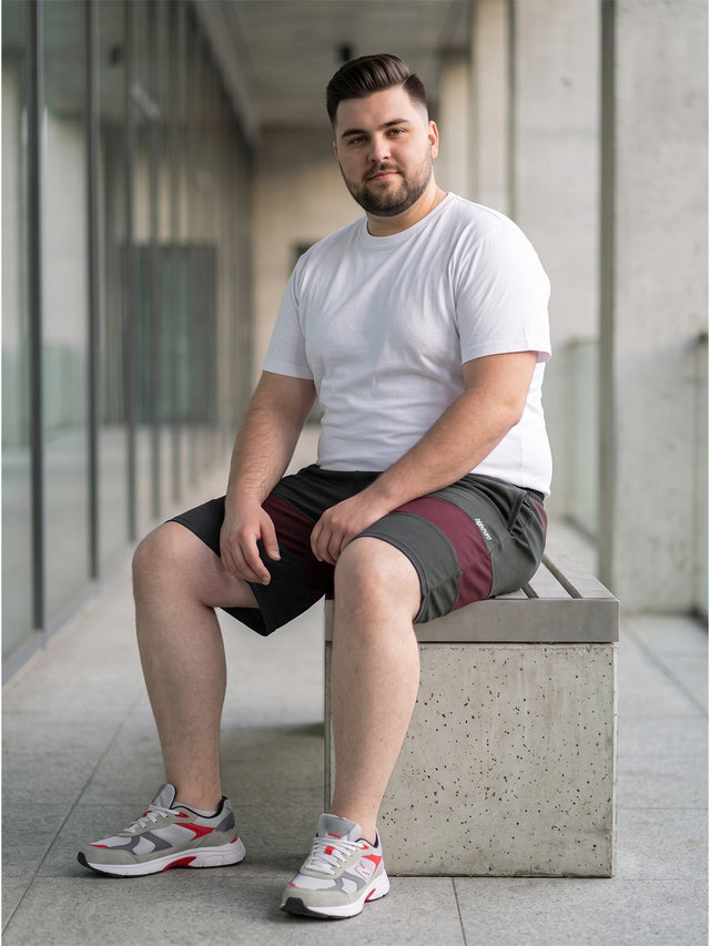 Men Plus Size Gypsy Solid Shorts