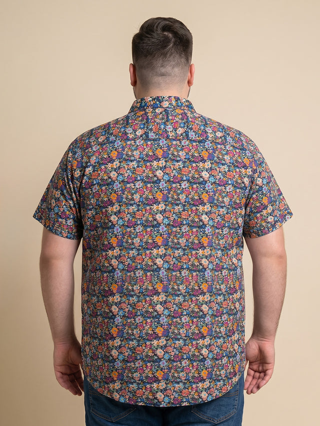 Men Plus Size Colorra Multi Printed Shirts