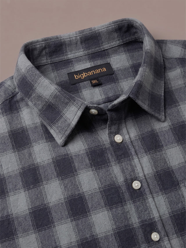 Men Plus Size Avelor Multi Check Shirts