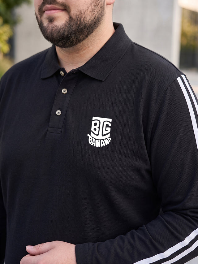 Men Plus Size Crewyard Solid Polo Tshirt