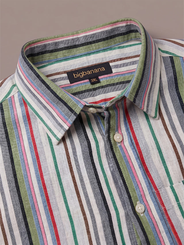 Men Plus Size Norvellae Multi Textured Shirts