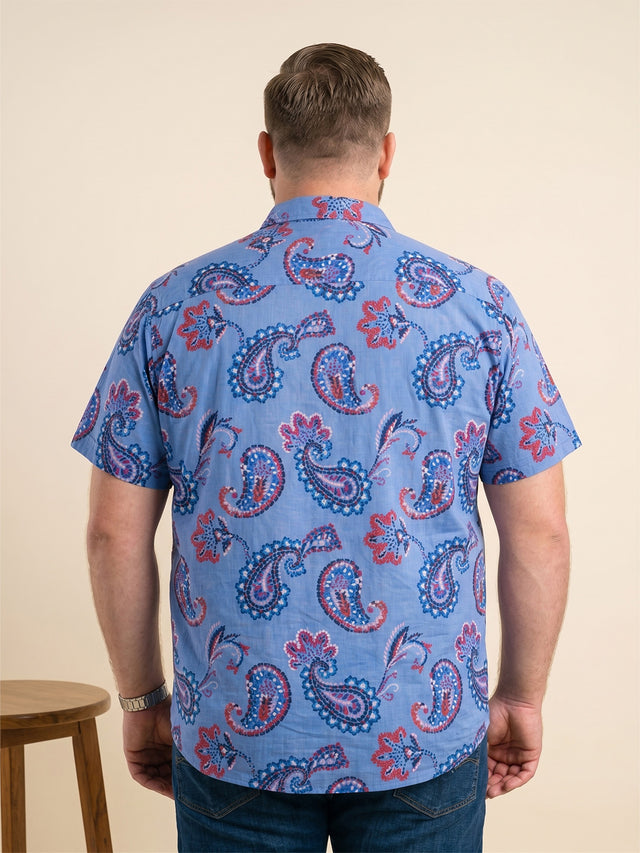 Men Plus Size Caelum Multi Printed Shirts