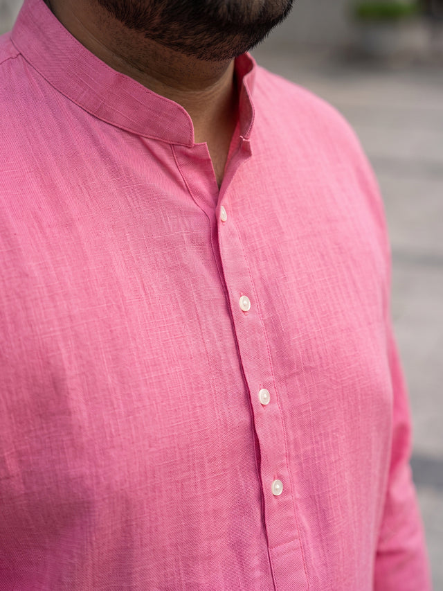 Men Plus Size Ullas-PI Solid Kurta