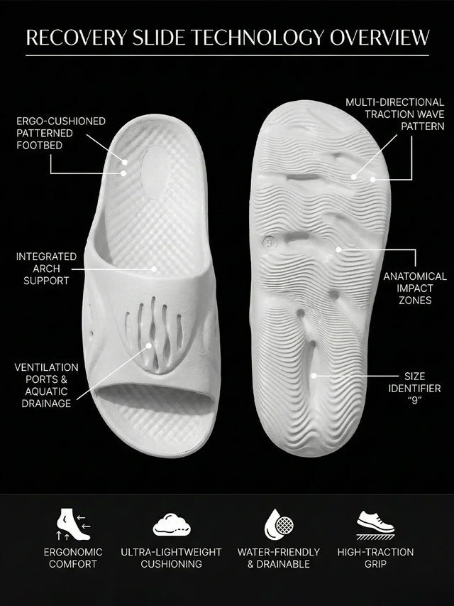 bigbanana Bastion-White Unisex Slipper