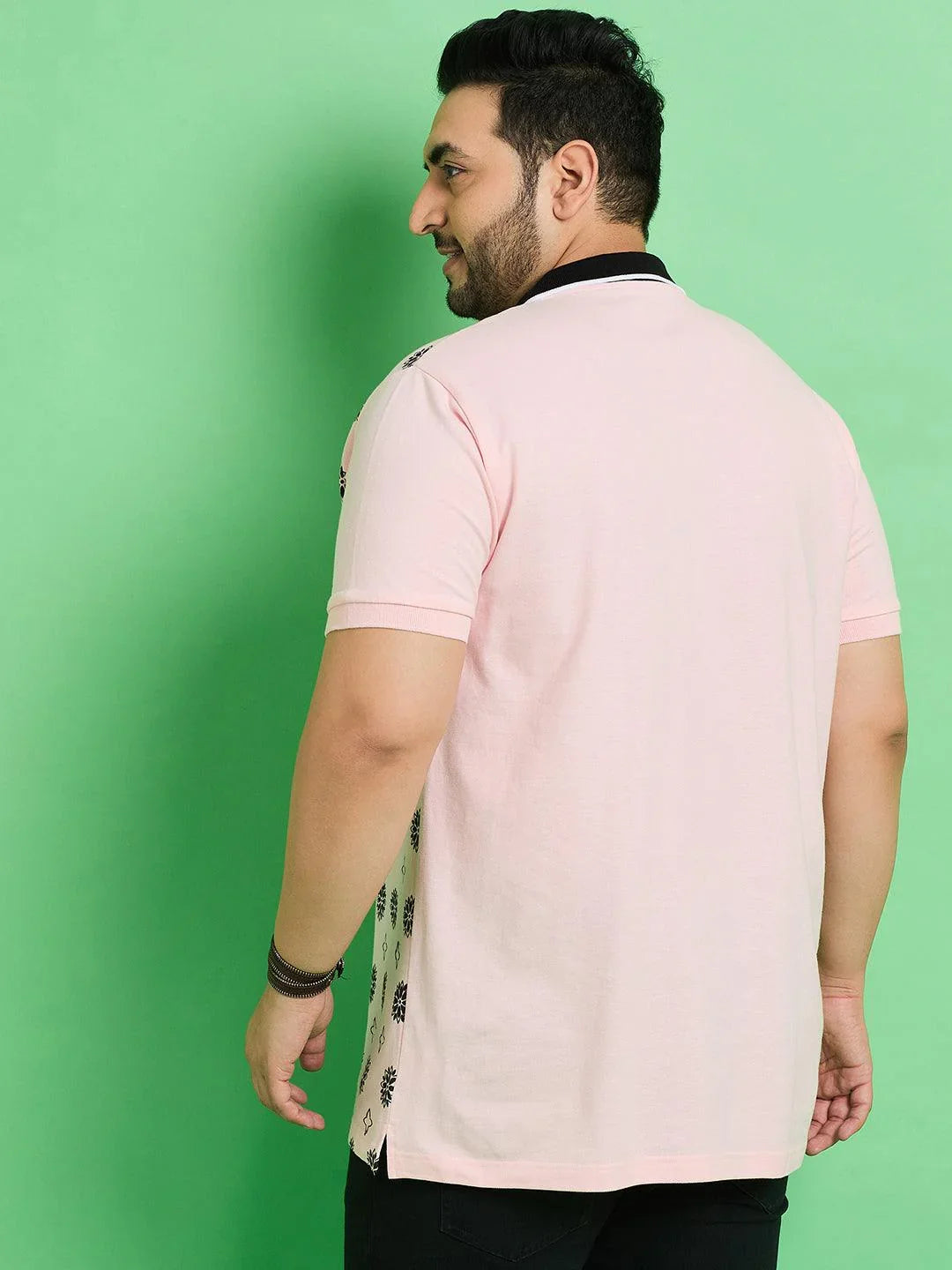 Men Plus Size Kanifing Printed Polo Tshirt - bigbanana