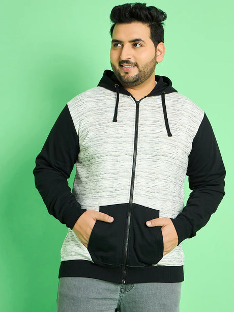 Men Plus Size Kanyato Colorblock Sweatshirts - bigbanana