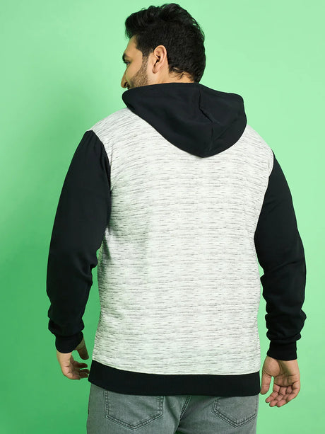 Men Plus Size Kanyato Colorblock Sweatshirts - bigbanana