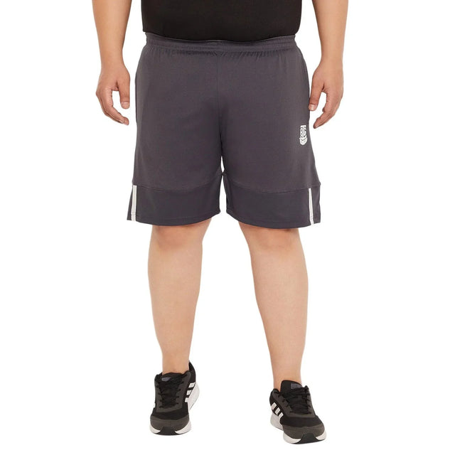 Men Plus Size Lester Solid Shorts - bigbanana