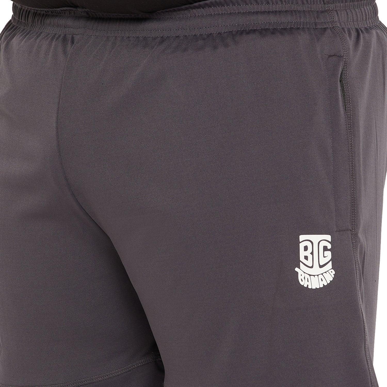Men Plus Size Lester Solid Shorts - bigbanana