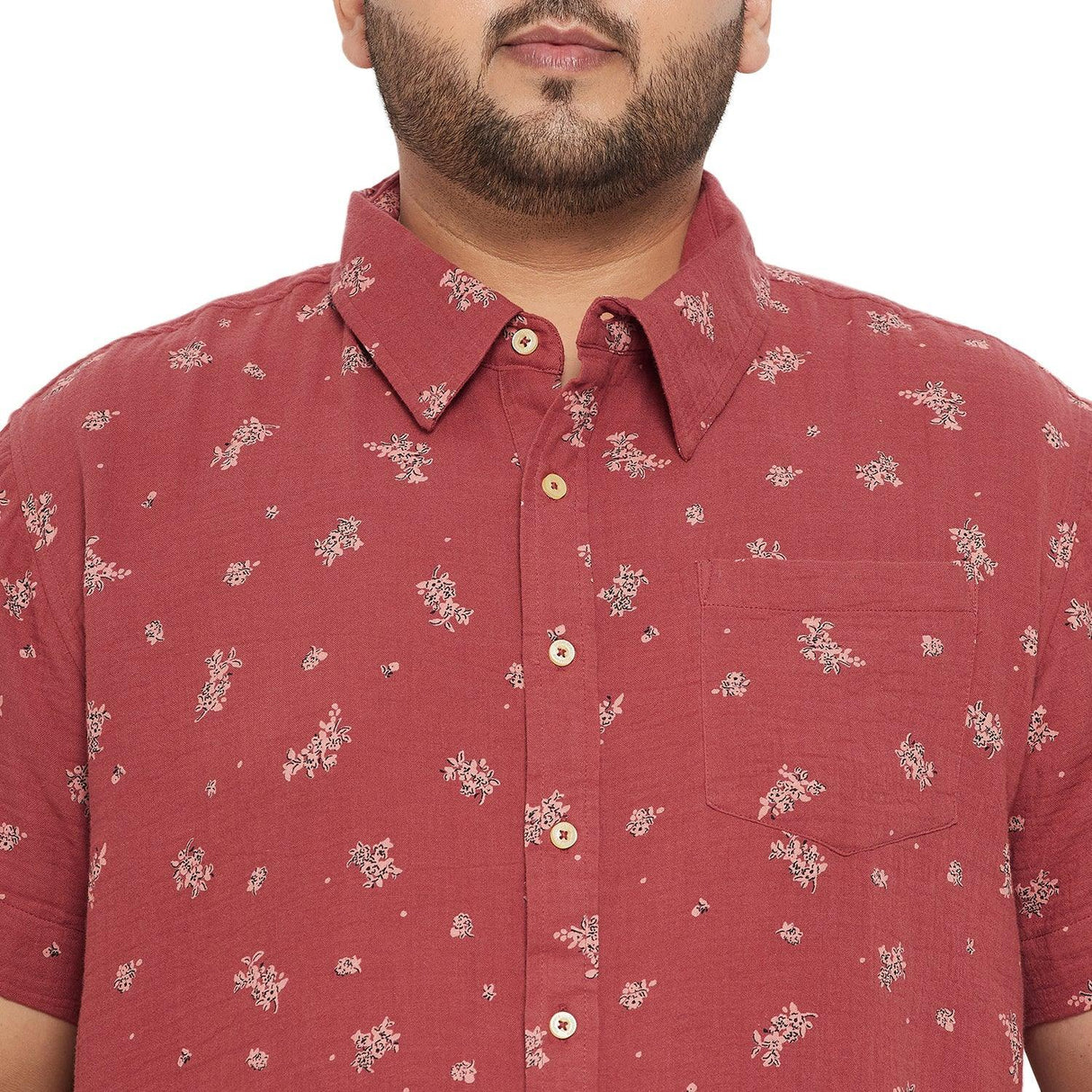 Men Plus Size Libra Printed Shirt - bigbanana