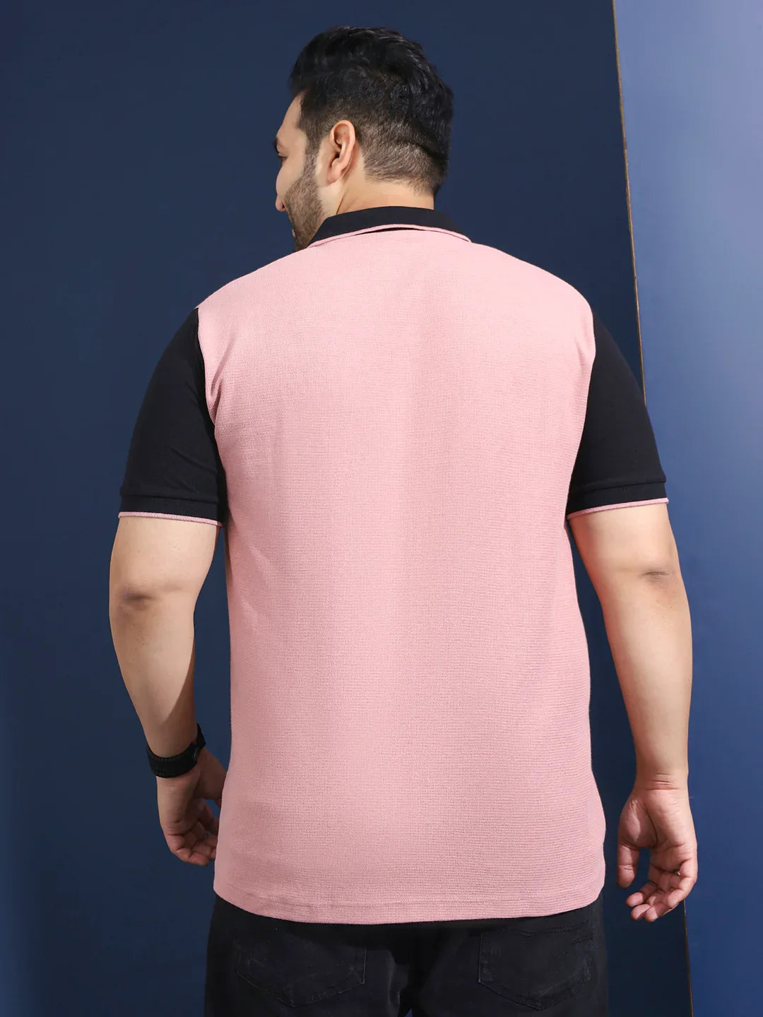 Men Plus Size Lumni Solid Polo Tshirt - bigbanana