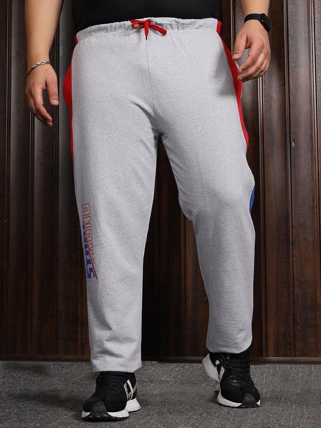 Men Plus Size Lukus Printed Trackpant - bigbanana